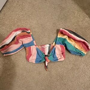 Multi-Colored Crop Top